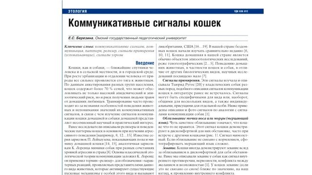 [ASMR] Коммуникативные сигналы кошек