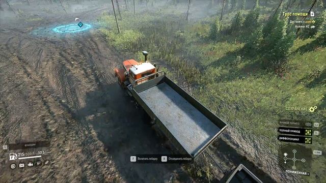 SnowRunner ТРОС ПОМОЩИ НА КАРТЕ БОЛОТО смотреть онлайн