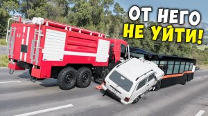 СПУСК С ГОРЫ БЕЗ ТОРМОЗОВ НА МАКСИМАЛЬНОЙ СКОРОСТИ В BEAM NG DRIVE! ЗАТРОЛЛИЛ ДРУЗЕЙ !