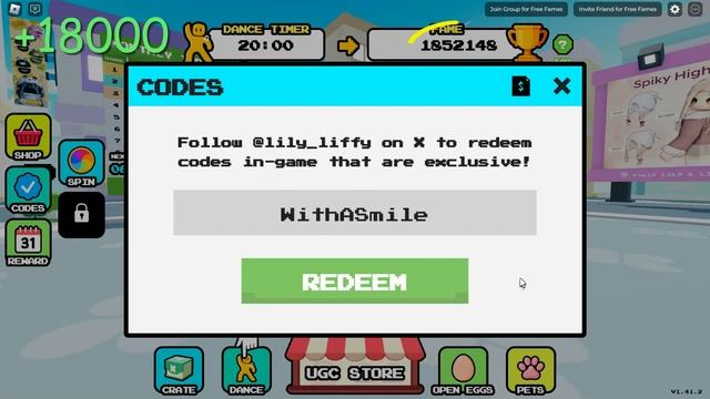 Roblox: Dance for UGC коды [19 января 2025] #роблокс #роблокскоды #ро смотреть онлайн