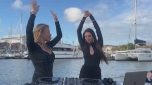 Ddariahot - Melodic techno dj set with the yacht view, B2B  @Alcantara, Lisbon