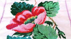 Вышивка крестом. Держу в руках большую ценность