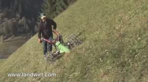 Rapid REX - косилка для склонов на базе промышленного мотоблока