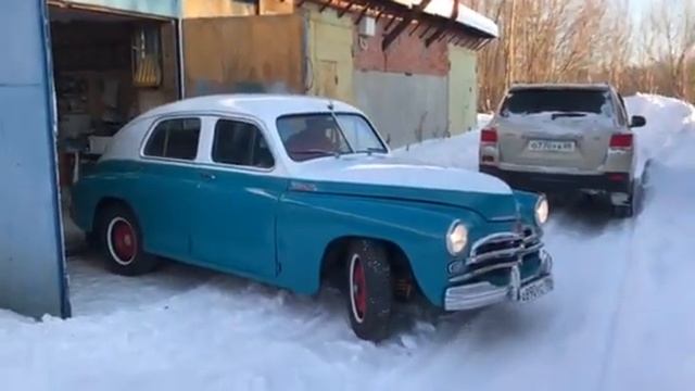 Первые движения М-20 #automobile #restoration #газ #classic #м20 смотреть онлайн