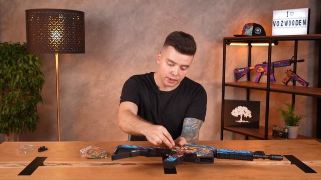 Как собрать резинкострел M4A1 / M4A1-S от VozWooden