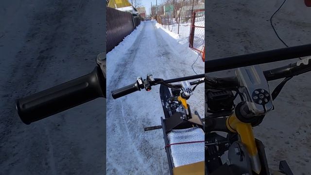 Электрический снегоход РАДИС. Обзор