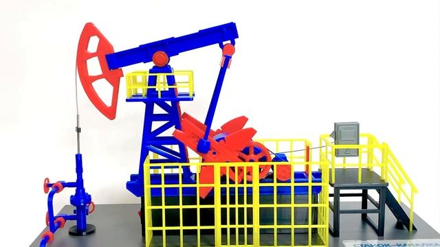 Действующий 3D-макет СТАНОК—КАЧАЛКА