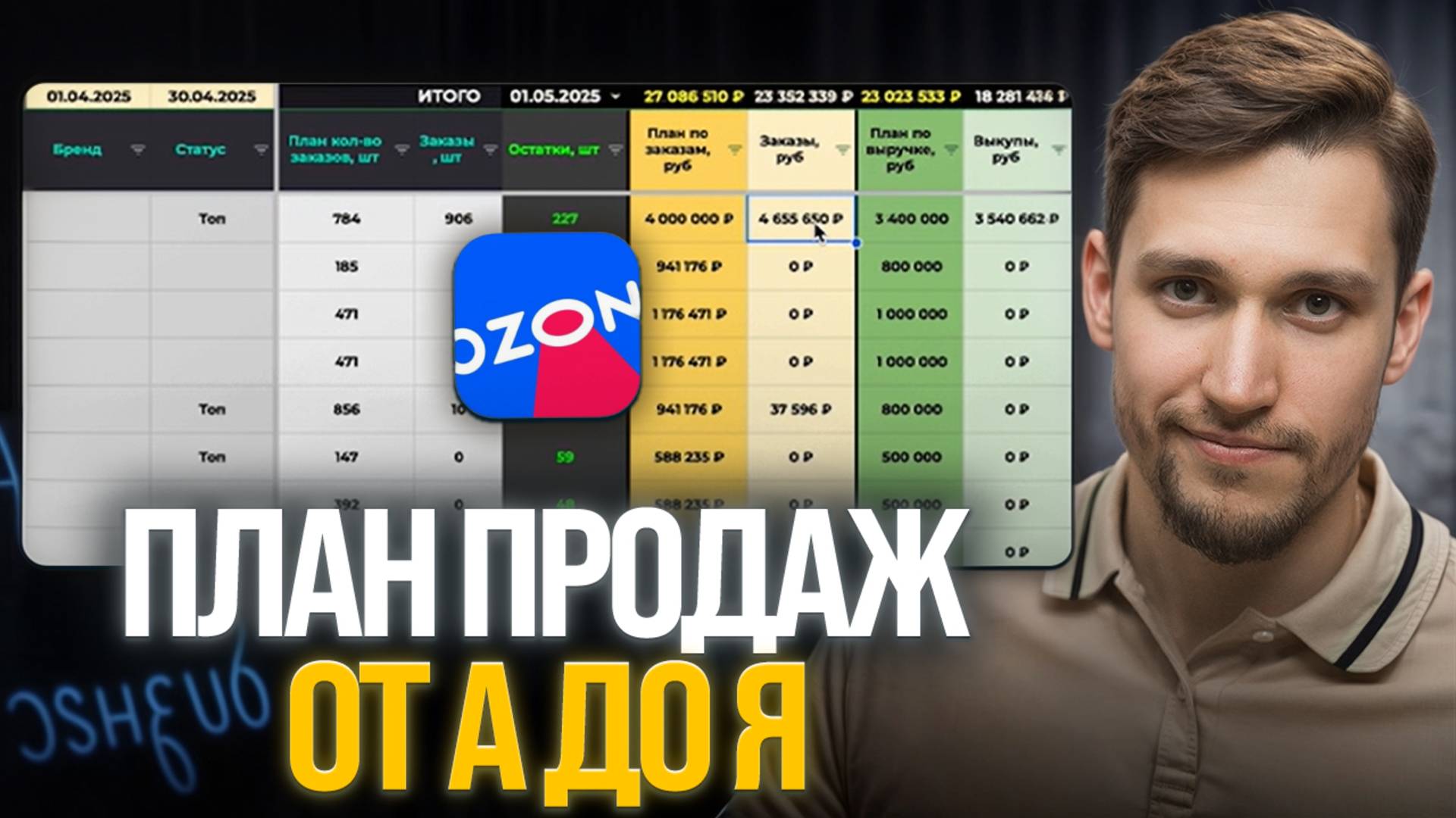 Разбор нашего плана продаж на 23 млн ₽ за месяц