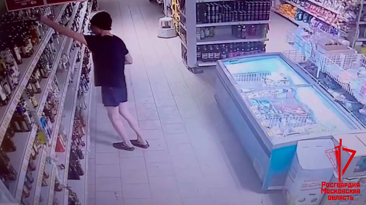 Росгвардейцы задержали в Талдоме магазинного вора смотреть онлайн