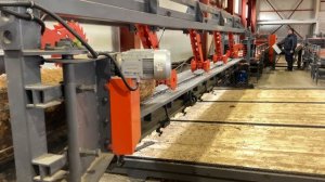 ЛЕСОПИЛЬНАЯ ЛИНИЯ "ТРИУМФ" В РАБОТЕ  НА О.САХАЛИН