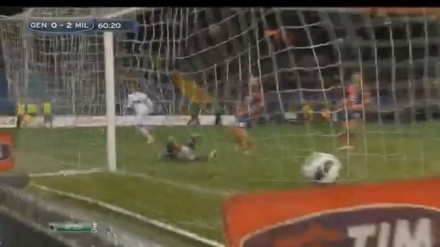 Дженоа-Милан. 0-2. Гол Марио Баллотели смотреть онлайн