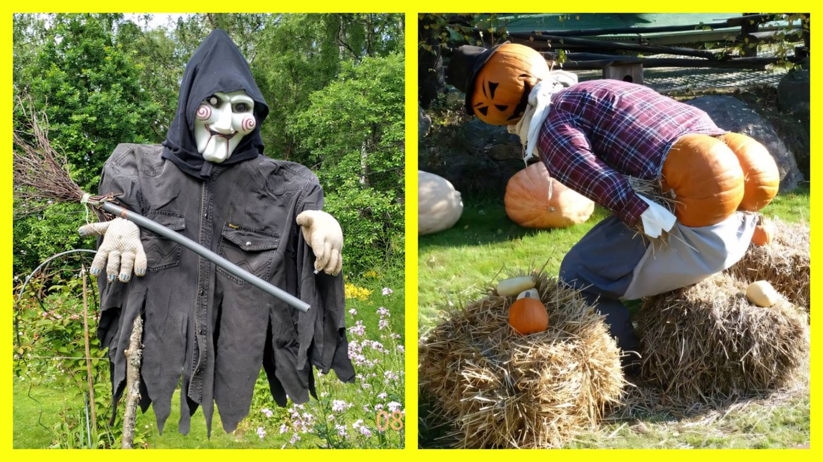 Идеи пугало для огорода 🌾🎃