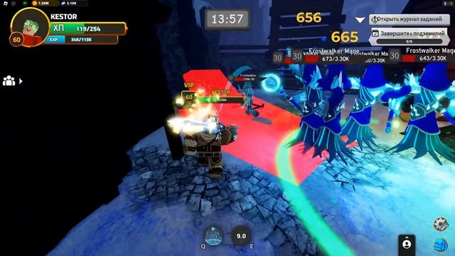 КАК БЫСТРО ПОДНЯТЬ УРОВЕНЬ в DUNGEON QUEST | Данжен Квест | Robl смотреть онлайн