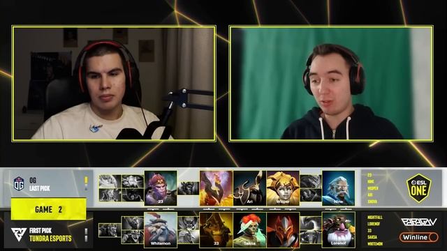 TUNDRA vs OG - ХАЙЛАЙТЫ - ESL One Bangkok 2024: CQ Западной Европы | DOTA2 смотреть онлайн