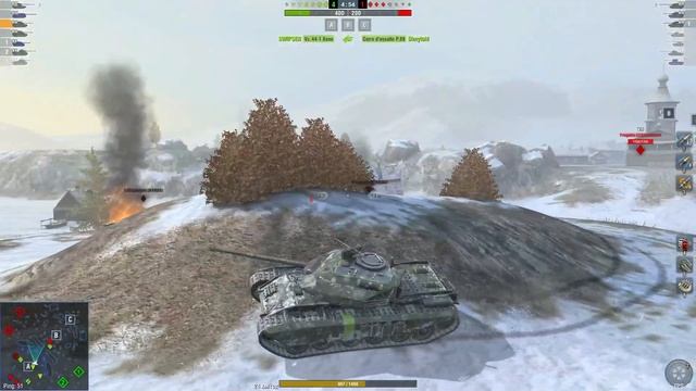 ОБЗОР В РАНДОМЕ НА STRV 81 WOT BLITZ! ГОДНЫЙ ПОДАРОК ОТ WG! ЗАБЕ?