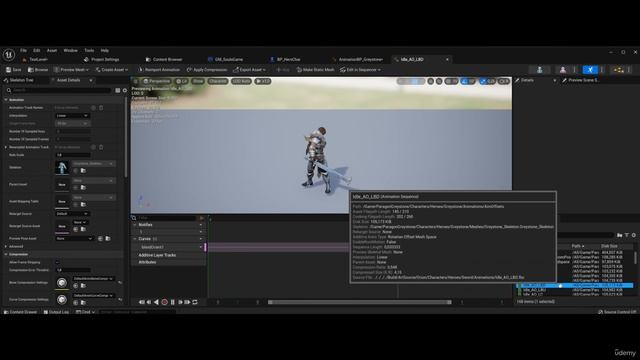7 - Einfache Animation Blueprint einrichten смотреть онлайн