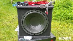 Автомобильный САБВУФЕР АКТИВНЫЙ УРАЛ АС-У12А СЕРЫЙ