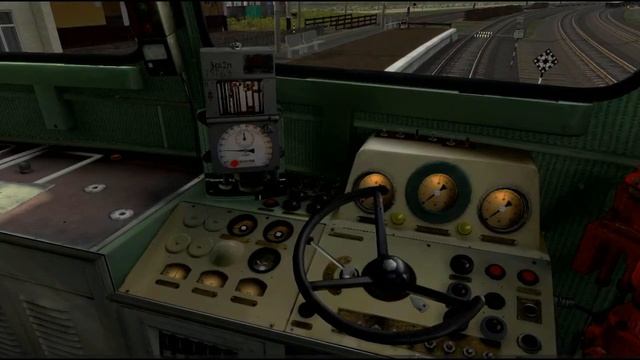 М62-1778 с грузовым поездом. Следование через станцию Клю смотреть онлайн