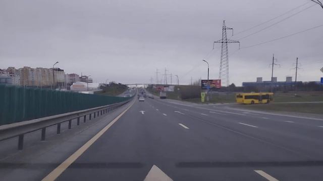 На Минской кольцевой.Въезд с Гродненской трассы.09.04.25 ?