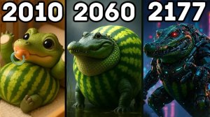 Эволюция Глорбо Фруттодрилло (Маленькие Glorbositos говорят «Фрутодило») 🍍🦎  Итальянский брейнрот