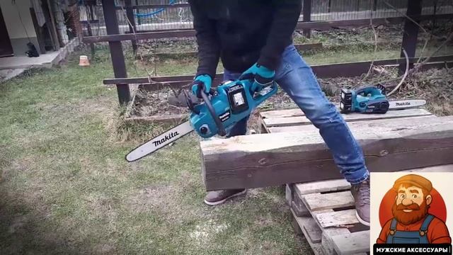 Мощная цепная пила аккумуляторная. Большой обзор смотреть онлайн