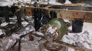 Маз 5432, установка пневмо подвески