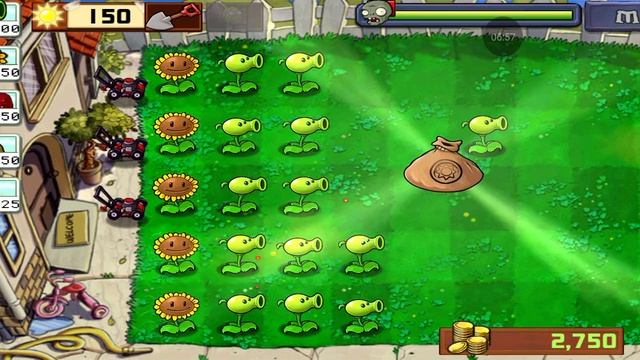 Plants vs zombies уровни 5-6-7
