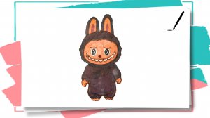 Рисуем игрушку Лабубу_Labubu
