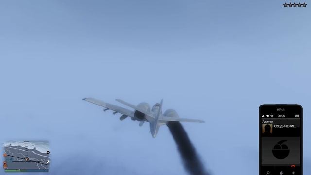 Полет A 10 на одном крыле GTA V смотреть онлайн