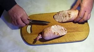 Ветчина из бройлера своими руками. Рузультат.