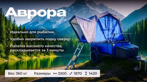 Прицеп палатка "Аврора".Подробный обзор.mp4