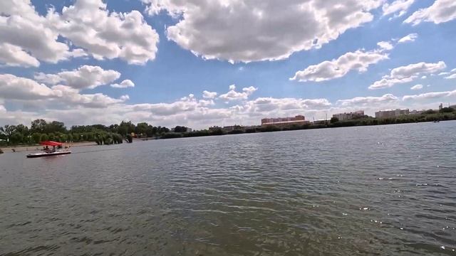 Парк с пляжем в станице Динская