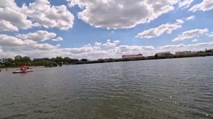 Парк с пляжем в станице Динская