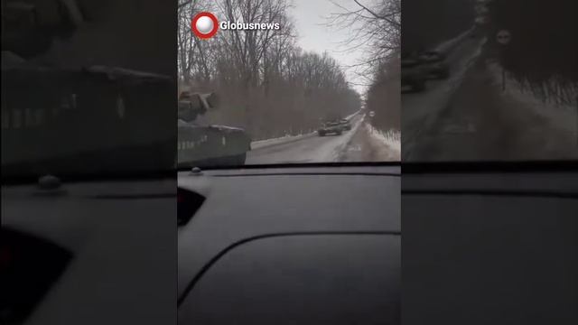 Российские танки всё ближе к украинской границе. Танк?