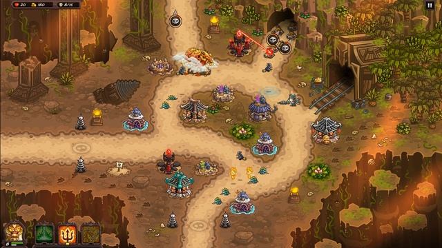Kingdom Rush Vengeance►ДОПОЛНЕНИЯ►В ЦЕНТРЕ ЗЕМЛИ смотреть онлайн
