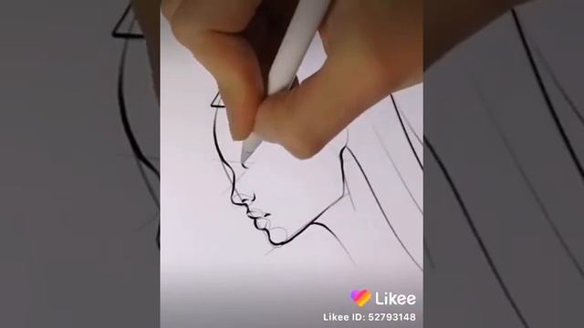 Лицо карандашом легко. смотреть онлайн