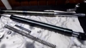 Ремонт вилки питбайка