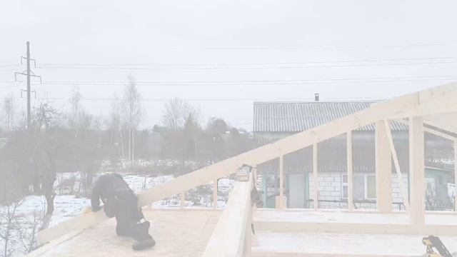 Стропила. Крыша в каркасном доме.