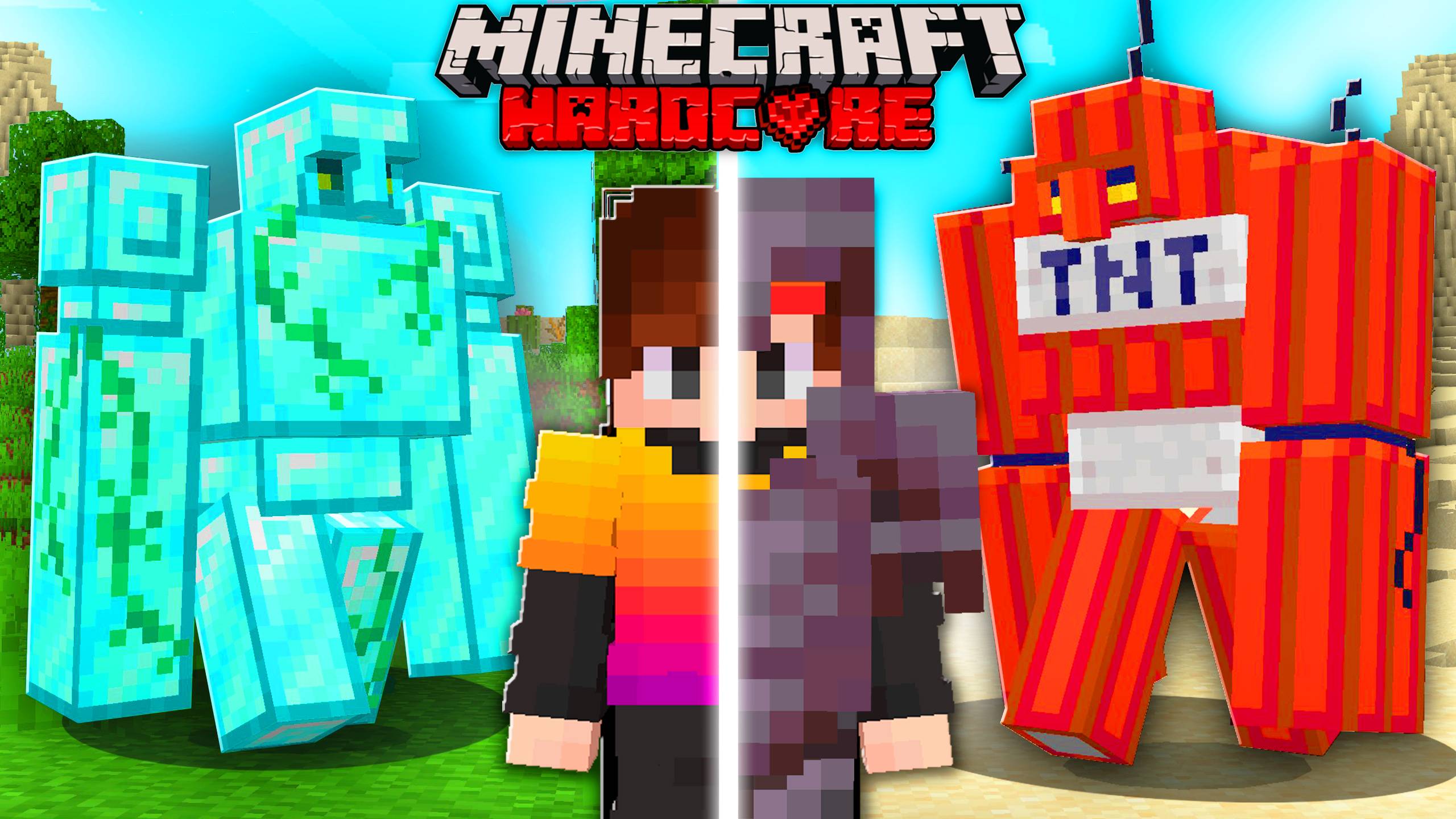 Я собрал ВСЕХ ГОЛЕМОВ из ВСЕХ БЛОКОВ в Майнкрафт смотреть онлайн