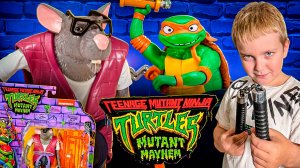 Черепашки-Ниндзя НЕ ХОТЯТ тренироваться? Андрюша идет на крайние меры! РАСПАКОВКА фигурки СПЛИНТЕР!