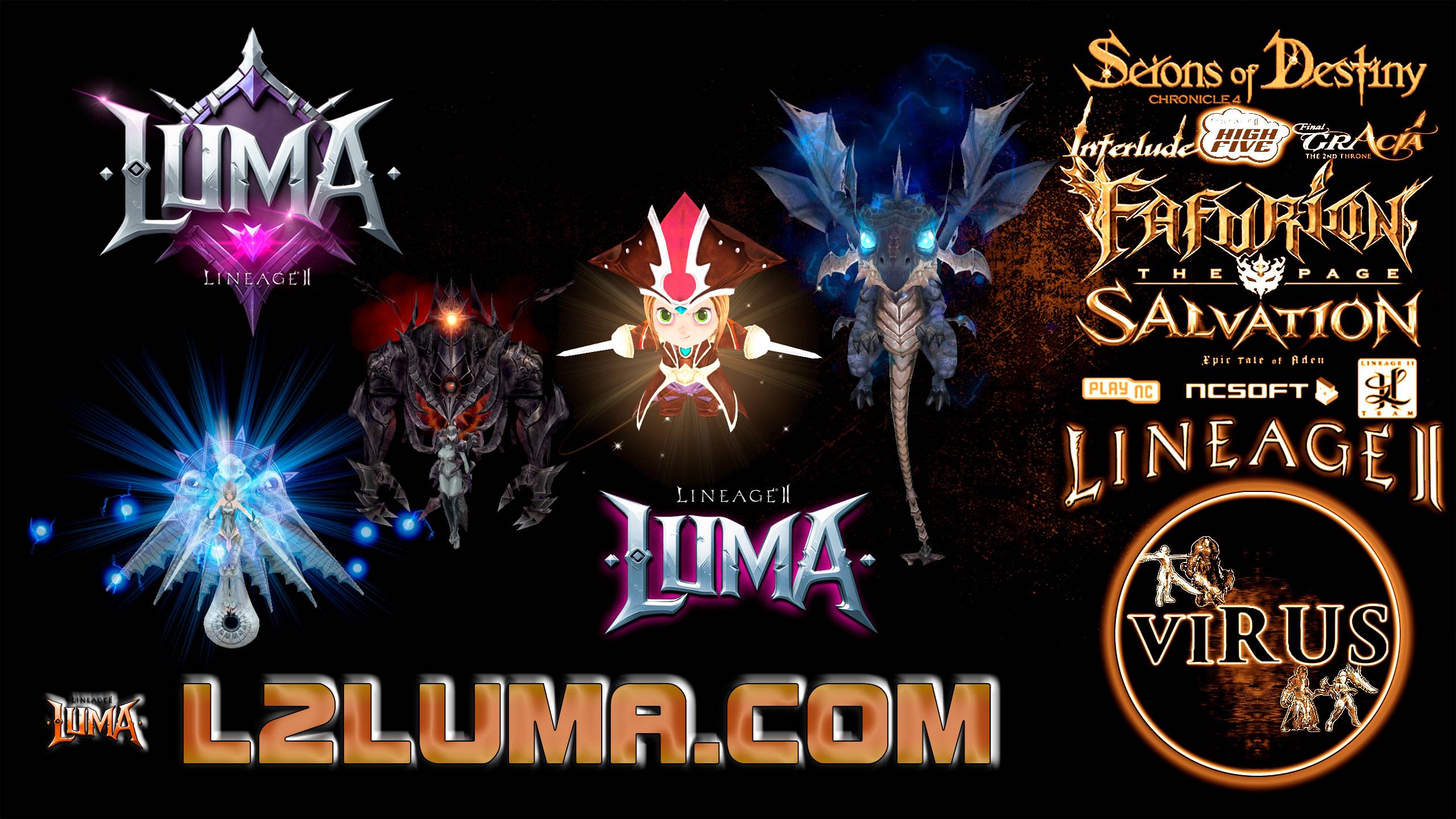 New Agathions For Www.L2luma.Com Server. LINEAGE II-Interlude ◄√i®uS►