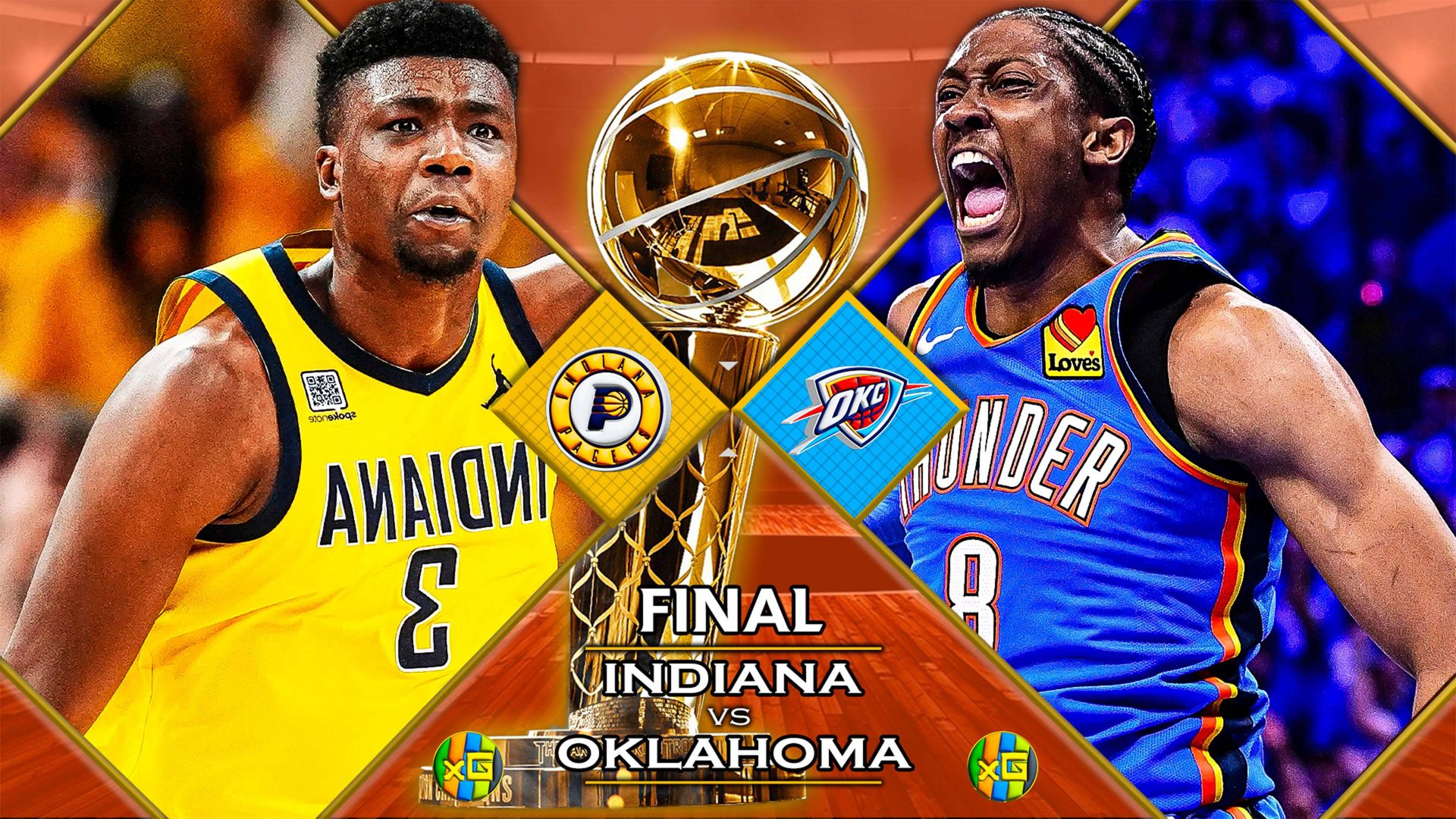 Индиана - Оклахома | ФИНАЛ | 12.06.2025 | Баскетбол | NBA | Прямая трансляция | xG