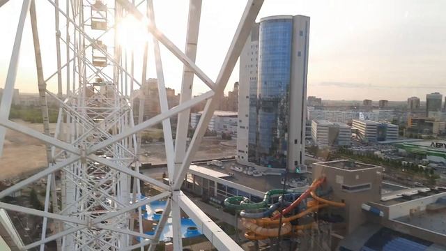 Ferris Wheel Kazan. #russia #aquapark #rewiew #kazan #колесообозрения
