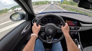 Alfa Romeo Giulia 2025 (2.0л. Turbo 280 л.с.) POV Test Drive