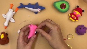 Киси-миси - лепка из воздушного пластилина