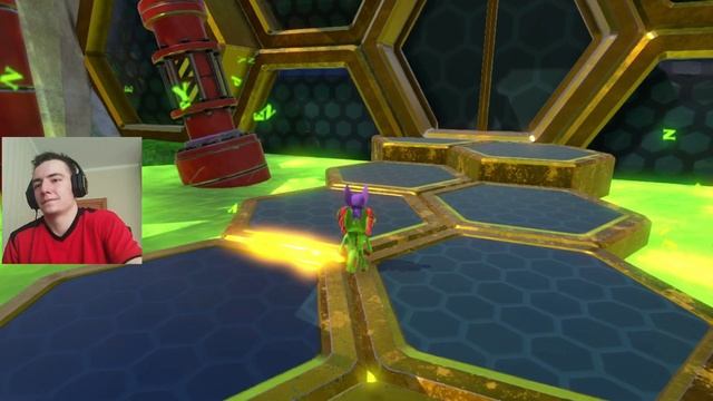 ЧТО ЭТО ТАКОЕ?! АХХАХАХАХА! ИГРАЮ ЗА ЯЩЕРА! Yooka-Laylee смотреть онлайн