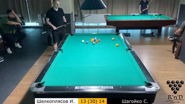 Шелкоплясов И. – Шагойко С. Roll'n'Draw Pool Club. «14.1». 9.06.2024 смотреть онлайн