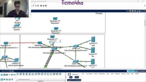 Администрирование локальных сетей 11. Выполнение.