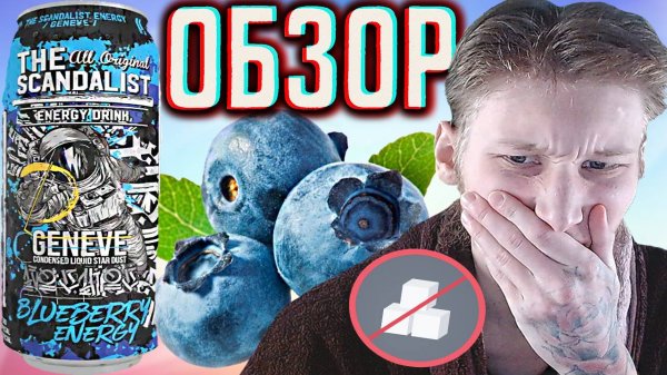 НОВЫЙ СКАНДАЛИСТ С НИЗКИМИ КАЛОРИЯМИ | THE SCANDALIST GENEVA BLUEBERRY ENERGY LOW CALORIES | ОБЗОР