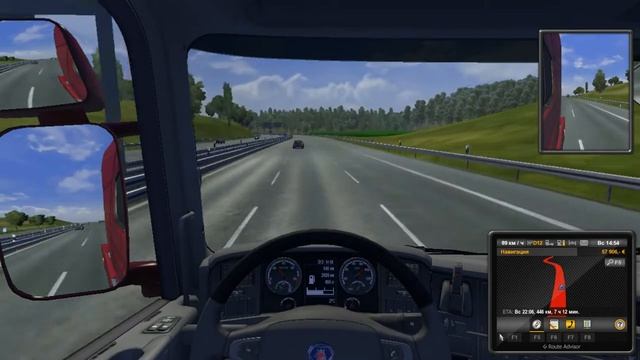 Euro Trucks 2 Симулятор с грузом по Европе Не большая пробле смотреть онлайн